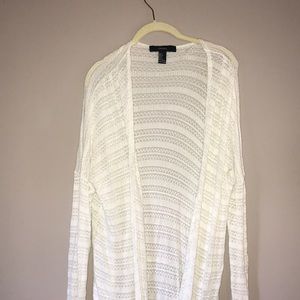 Cardigan, lace, sheer